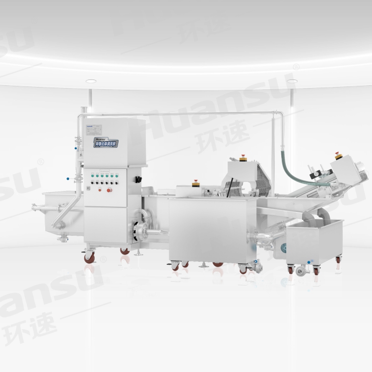 對(duì)于物料中有毛發(fā)，果蔬清洗機(jī)有用嗎