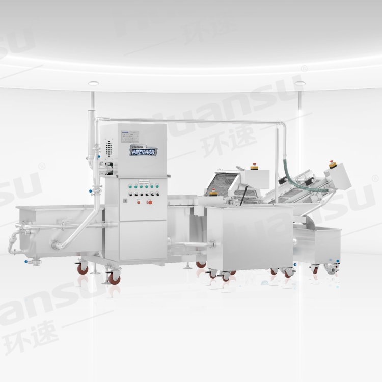 對(duì)于物料中有毛發(fā)，果蔬清洗機(jī)有用嗎