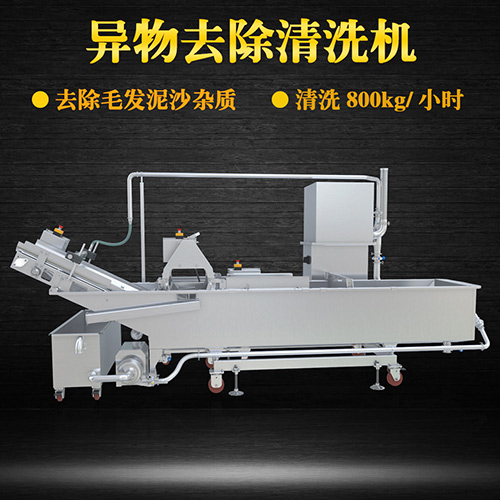 環(huán)速商用果蔬清洗機，氣泡清洗，清洗800kg小時
